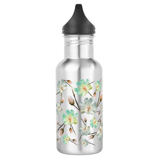 Magnolia Pattern Wasserflasche (Links)