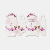 Magnolia Pink Floral Beerdigung Geschenkschachtel (Ungefaltet)