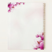 Magnolia Pink Floral Business Planer (Rückseite)