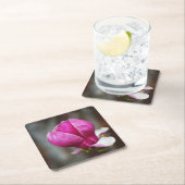 Magnolia Pink Full Bloom Rechteckiger Pappuntersetzer (Vor Ort)