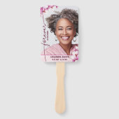 Magnolia Pink-Gedenkstätte Fächer (Vorderseite)