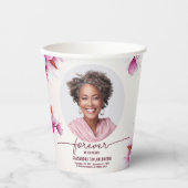 Magnolia Pink-Gedenkstätte Pappbecher (Vorderseite)