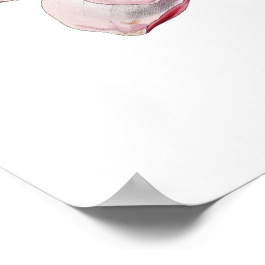 Magnolia-Poster Poster (Ecke)