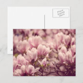Magnolia Postkarte (Vorne/Hinten)