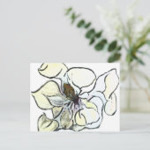 Magnolia Postkarte (Stehend Vorderseite)