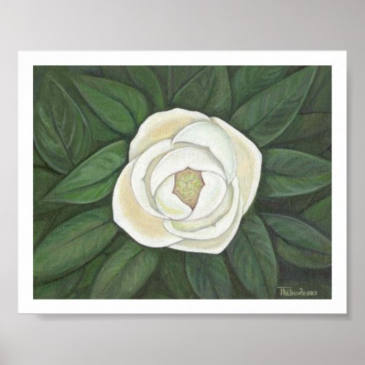 Magnolia print poster (Vorne)