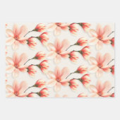 Magnolia Pussy Willows Jeden Anlaß Geschenkpapier Set (Vorderseite)