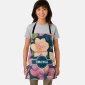 Magnolia Rainbow Personalisiertes Muster Schürze (Insitu)