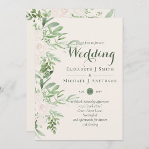Magnolia Sage Green Floral Wedites