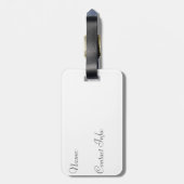 Magnolia - Sammlung Botanicals Gepäckanhänger (Rückseite vertikal)