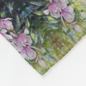 Magnolia Serenity - Florentiner Kunst - Lukian Fleecedecke (Ecke)