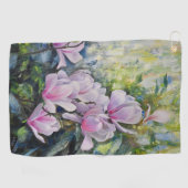Magnolia Serenity - Florentiner Kunst - Lukian Golfhandtuch (Horizontal)