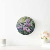 Magnolia Serenity - Florentiner Kunst - Lukian Runde Wanduhr (Zuhause)