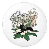Magnolia Shadow Fairy Keramikknauf (Vorderseite)