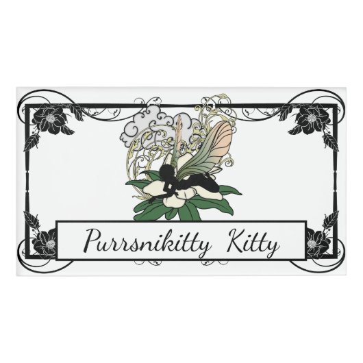 Magnolia Shadow Fairy Namenschild (Vorderseite)