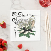 Magnolia Shadow Fairy Serviette (Beispiel)