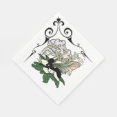 Magnolia Shadow Fairy Serviette (Ecke)