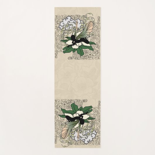 Magnolia Shadow Fairy Yogamatte (Vorderseite)