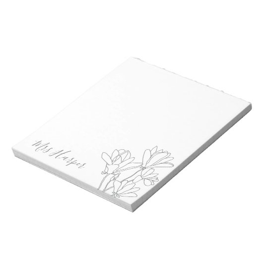 Magnolia sketch notizblock (Rotiert)