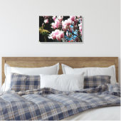 Magnolia Spring Floral Fotografie Leinwand 6 (Insitu (Schlafzimmer))