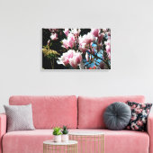 Magnolia Spring Floral Fotografie Leinwand 6 (Insitu (Wohnzimmer))