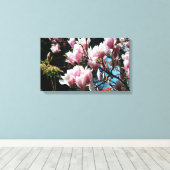Magnolia Spring Floral Fotografie Leinwand 6 (Insitu (Holzboden))