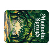 Magnolia Springs USA Magnet (Horizontal)