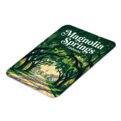 Magnolia Springs USA Magnet (Linke Seite)