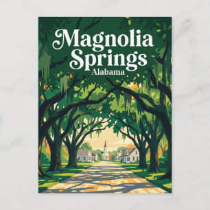 Magnolia Springs USA Postkarte