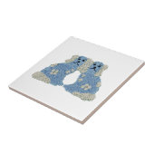 Magnolia Staffordshire Dogs Ginger Jars Art Fliese (Seite)