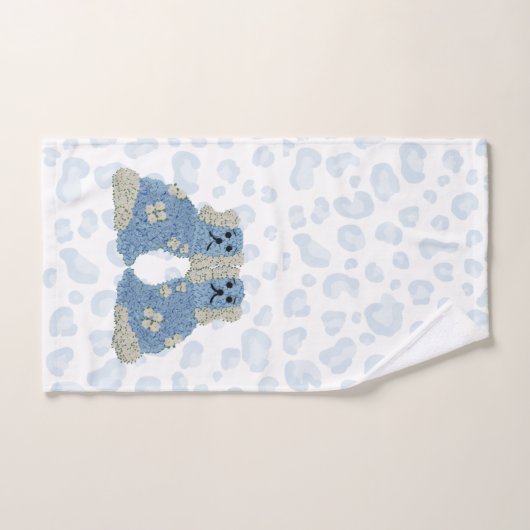 Magnolia Staffordshire Dogs Ginger Jars Badhandtuch Set (Handtuch)