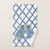 Magnolia Staffordshire Dogs Ginger Jars Badhandtuch Set (Handtuch)