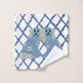 Magnolia Staffordshire Dogs Ginger Jars Badhandtuch Set (Waschlappen)