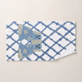 Magnolia Staffordshire Dogs Ginger Jars Badhandtuch Set (Handtuch)