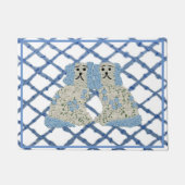 Magnolia Staffordshire Dogs Ginger Jars Fußmatte (Vorderseite)