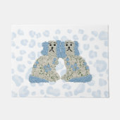 Magnolia Staffordshire Dogs Ginger Jars Fußmatte (Vorderseite)