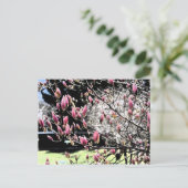 Magnolia Sumi Postkarte (Stehend Vorderseite)