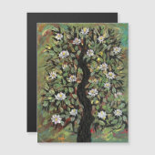 Magnolia Summer Magnetkarte (Vorne/Hinten)