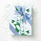 Magnolia Sway in Slate and Green Geschenkpapier
