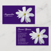 Magnolia - Tief Lila 330066 Visitenkarte (Vorne/Hinten)