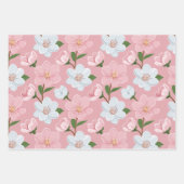 Magnolia Touch Wrapping Paper Flat Sheet Set of 3 Geschenkpapier Set (Vorderseite 2)