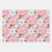 Magnolia Touch Wrapping Paper Flat Sheet Set of 3 Geschenkpapier Set (Vorderseite)