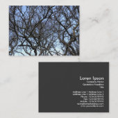 Magnolia Tree Branches Visitenkarte (Vorne/Hinten)