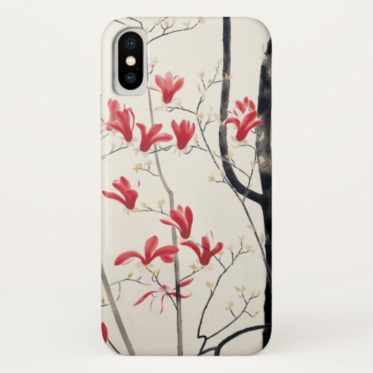 Magnolia Tree by Kobayashi Kokei, japanische Kunst Case-Mate iPhone Hülle (Rückseite)