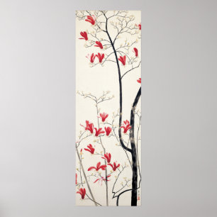 Magnolia Tree by Kobayashi Kokei, japanische Kunst Poster