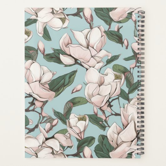 Magnolia Tree Custom Yeypplaner Hardcover Planer (Rückseite)