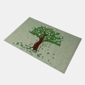 Magnolia Tree Doormat Fußmatte (Schrägansicht)
