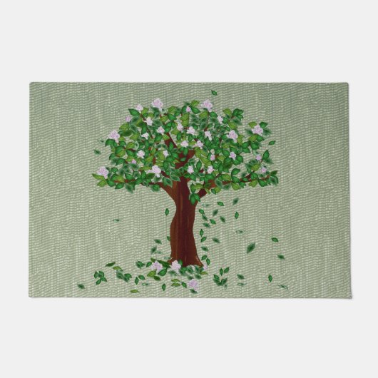 Magnolia Tree Doormat Fußmatte (Vorderseite)