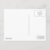 Magnolia Tree im Sommer BW Postkarte (Rückseite)