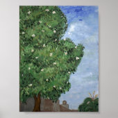 Magnolia Tree im Stadtpark Poster (Vorne)